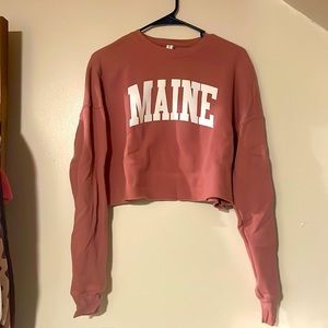 MAINE cropped crew neck